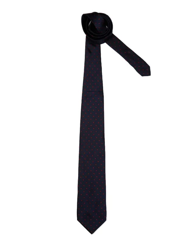 Peter England Men Elite Navy Blue Tie