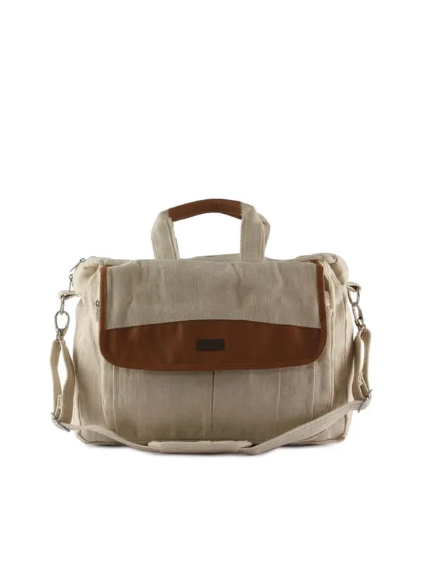 Peter England Unisex Casual Beige Bag