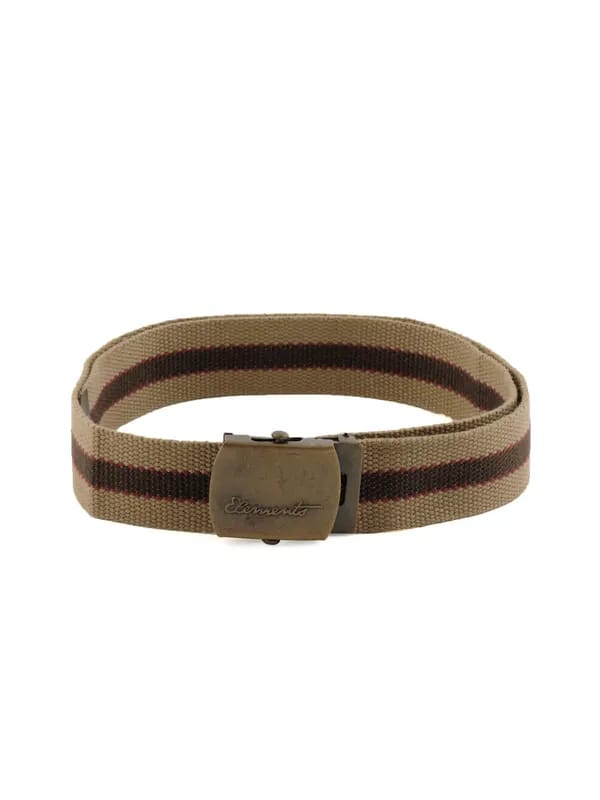 Peter England Men Casual Khakhi Belt