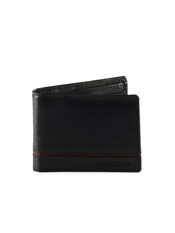 Peter England Men Statements Black Wallet