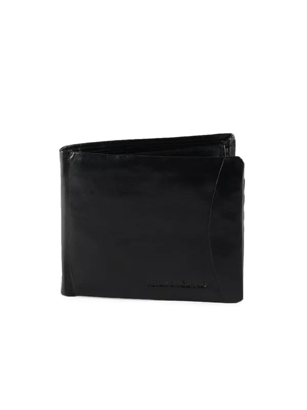 Peter England Men Statements Black Wallet