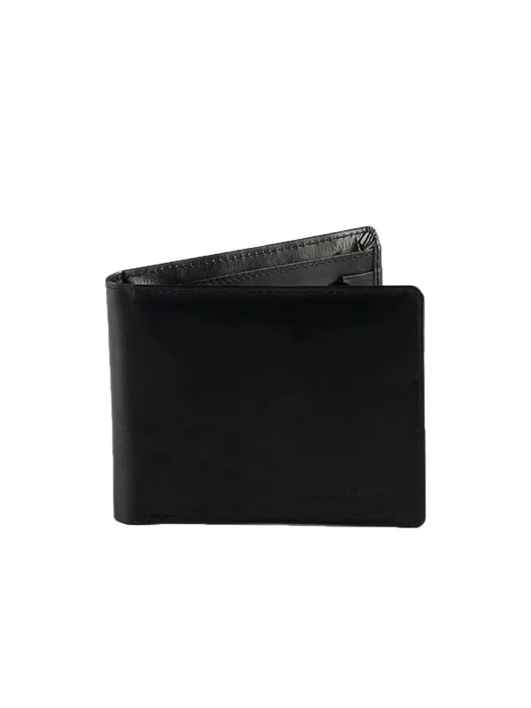 Peter England Men Statements Black Wallet