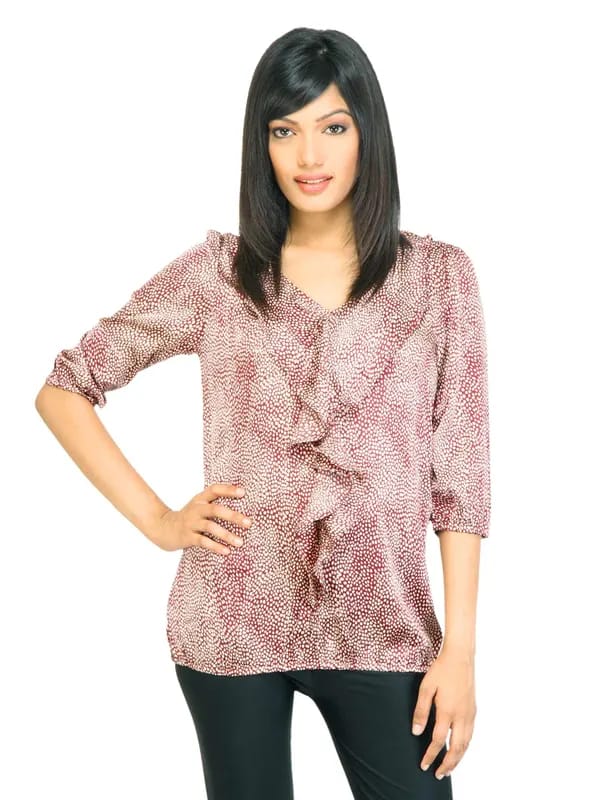 Arrow Woman Igor Maroon Top