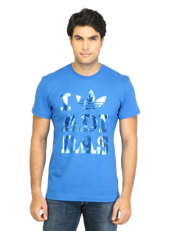 ADIDAS Originals Men AC Grp Blue Tshirt