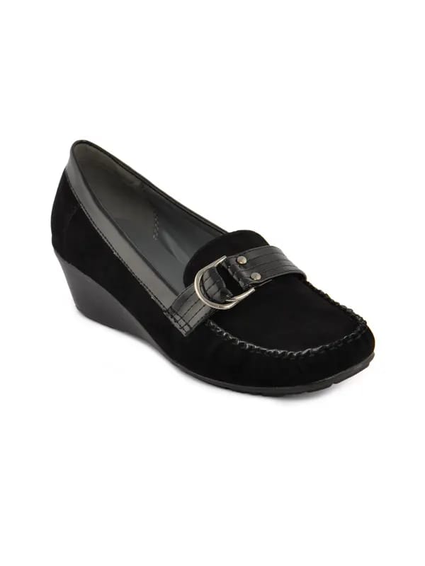 Catwalk Women Moccasin Black Casual Shoes