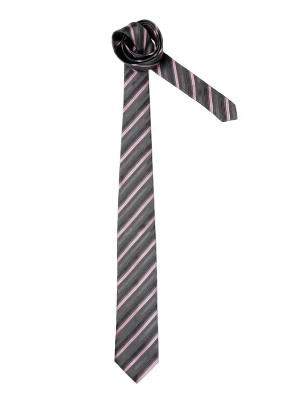 United Colors of Benetton Men Striped Black Tie