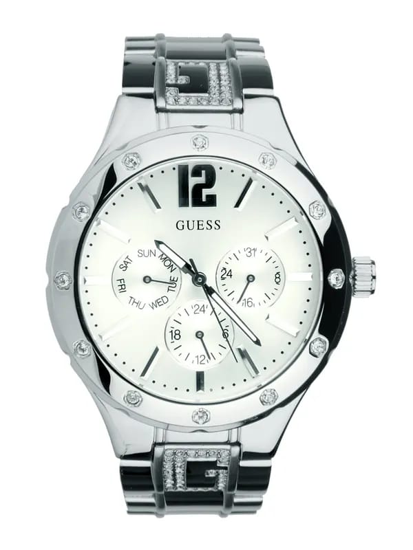 Guess Women G Hype Silver Watch