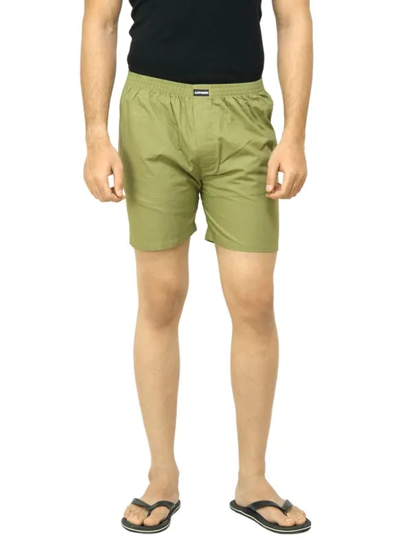 Crusoe Men Surge Green Boxer Shorts