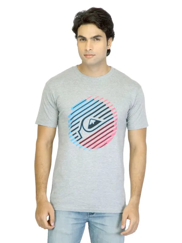 Quiksilver Men Basic Grey T-shirt
