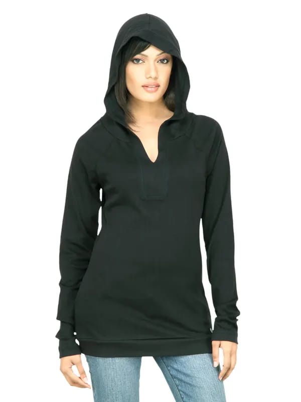 United Colors of Benetton Women Solid Black Top