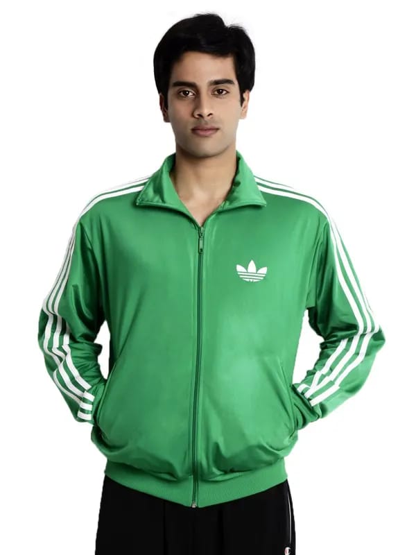 ADIDAS Originals Men Solid Green Jacket