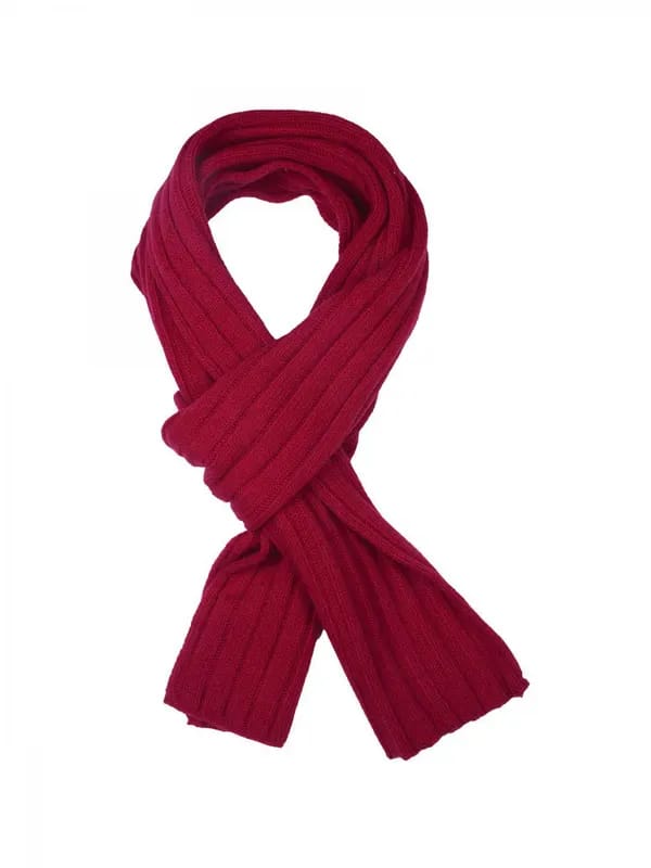 United Colors of Benetton Men Casual Red Muffler
