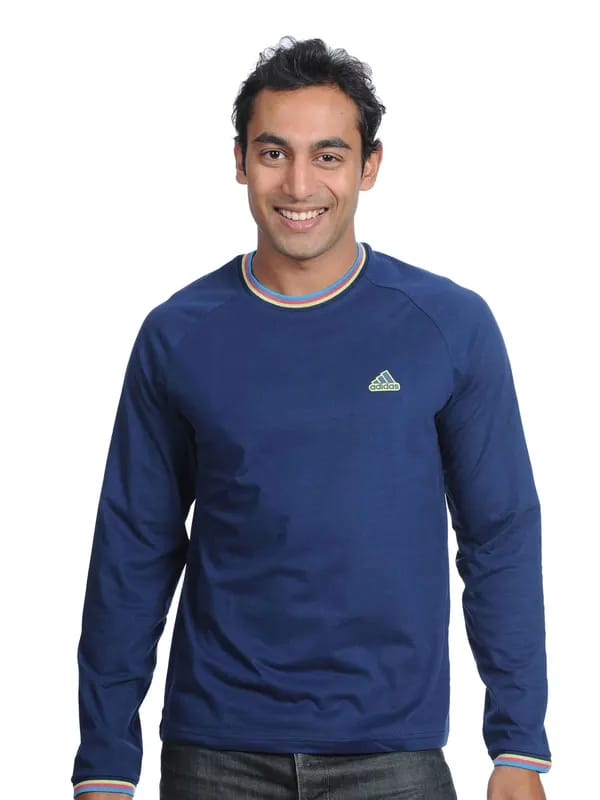 ADIDAS Mens Classic Dark Indigo T-shirt