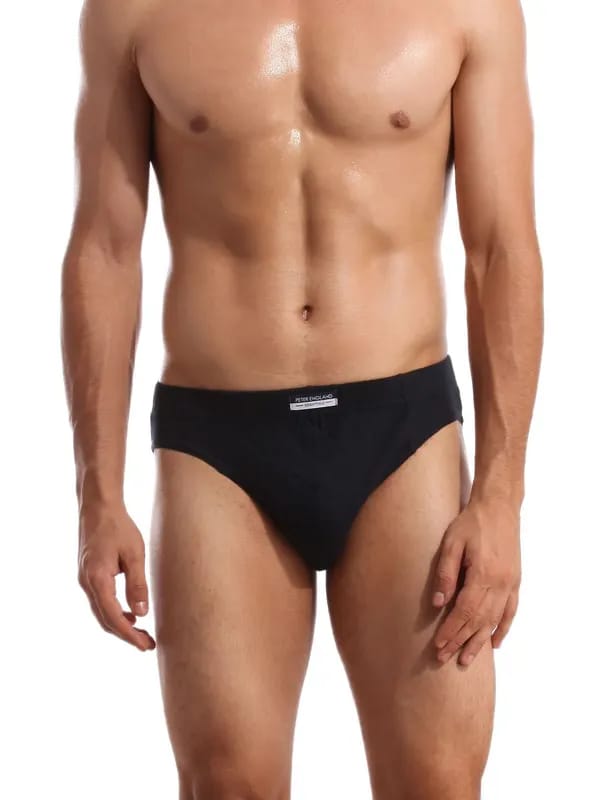 Peter England Men Essentials Navy Blue Brief