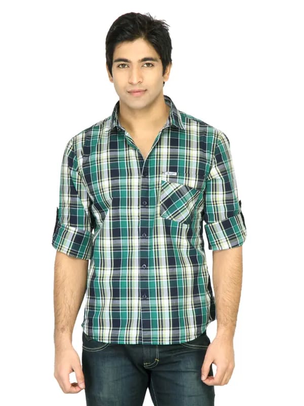 Wrangler Men Establish Navy Blue Shirt