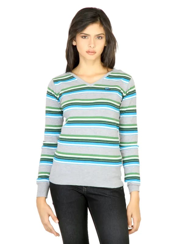 Wrangler Women Felt Blue Sweater