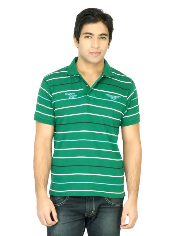 Wrangler Men Wing Green T-shirt