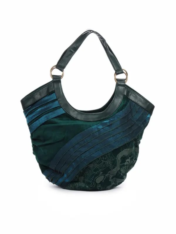 Baggit Women Flare Hoor Green Handbag