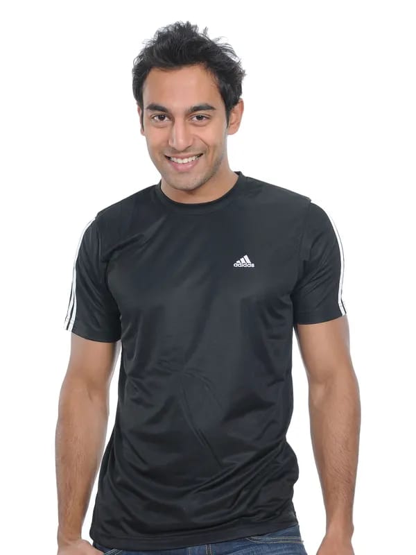 ADIDAS Men's Crew Black T-shirt