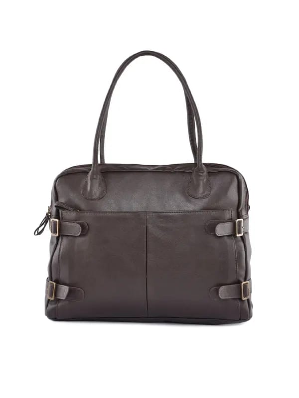 Baggit Women Brown Map Taj Handbag