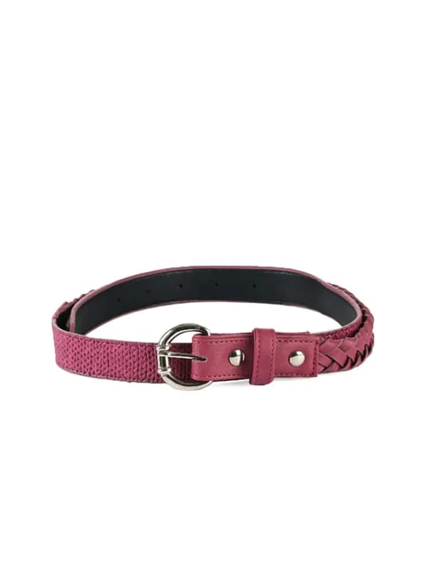 Baggit Women Yacho Jhuti Pink Belt