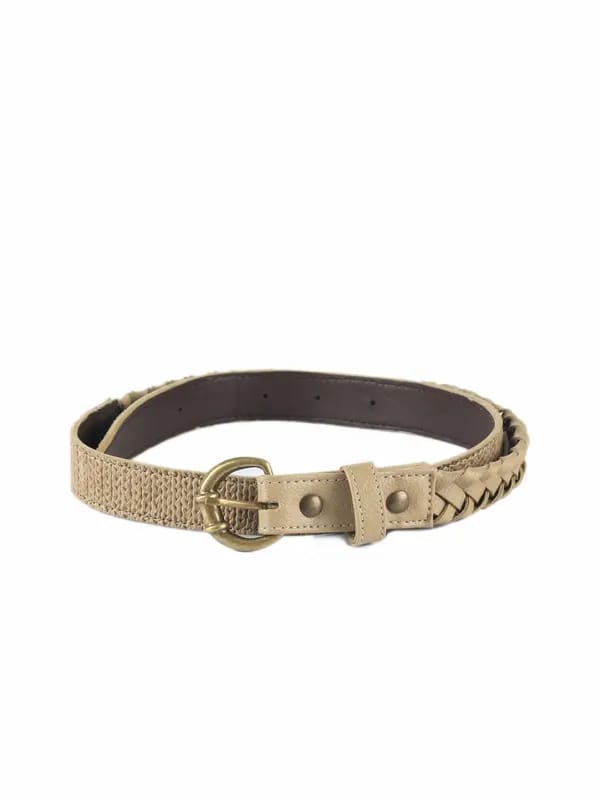 Baggit Women Yacho Jhuti Beige Belt