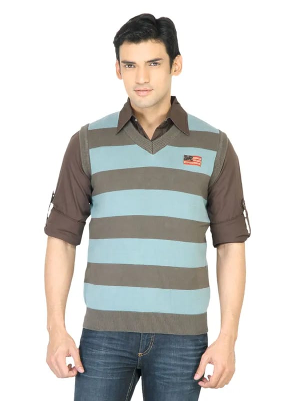 Wrangler Men Flag Green Sweater