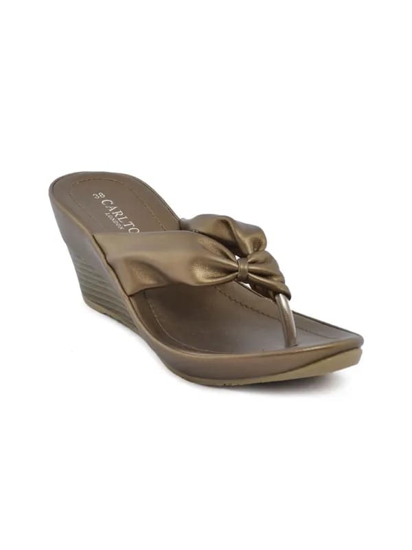 Carlton London Women Casual Brown Wedges