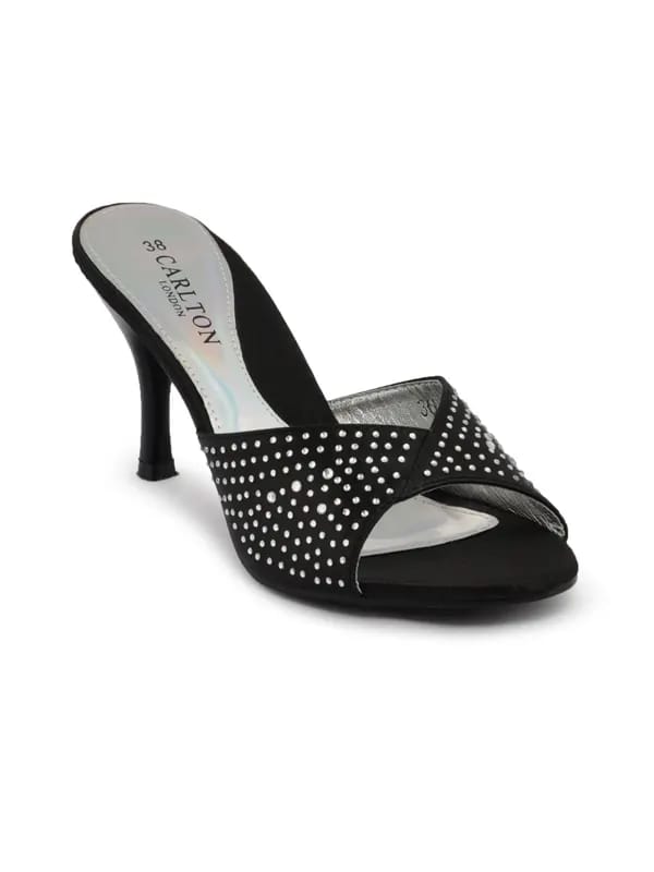 Carlton London Women Classy Black Sandals