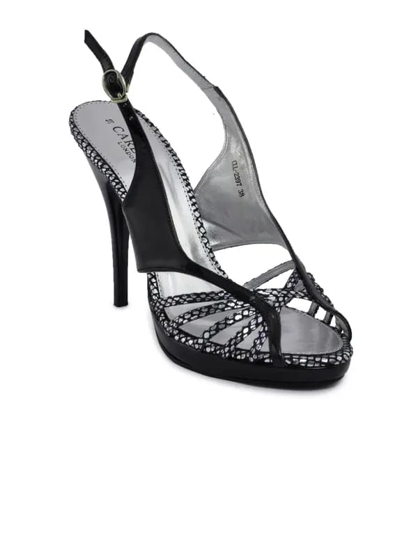 Carlton London Women Classy Silver Heels