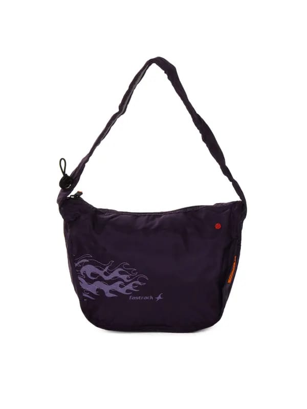 Fastrack Women Leatherette Purple HandBag