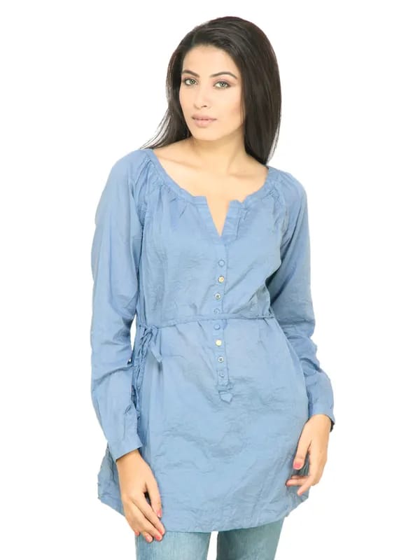 s.Oliver Women Powder Blue Tunic