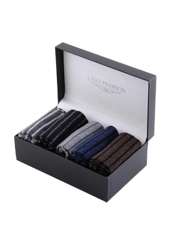 Lino Perros Men Pack of Five Striped Socks