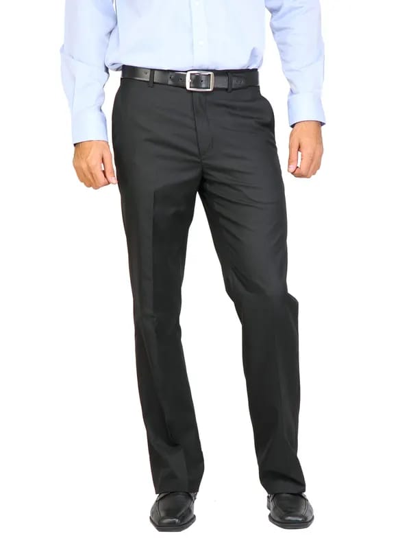 Arrow Men Solid Black Trousers