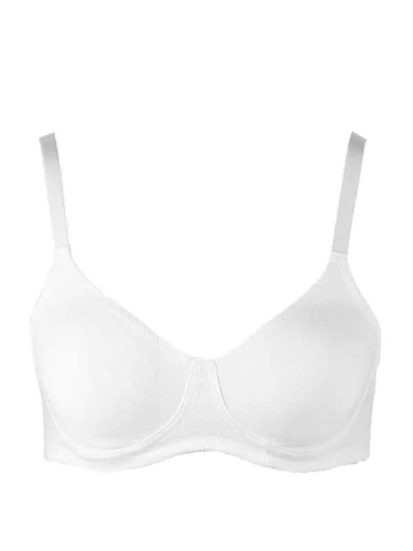 Enamor Women Smooth White Bra