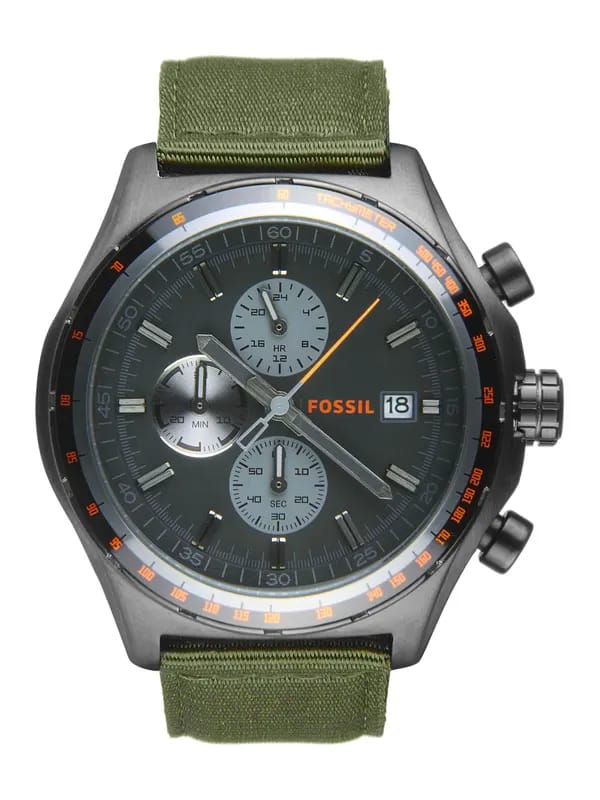 Fossil Men Grey Dial Chronograph Watch CH2781