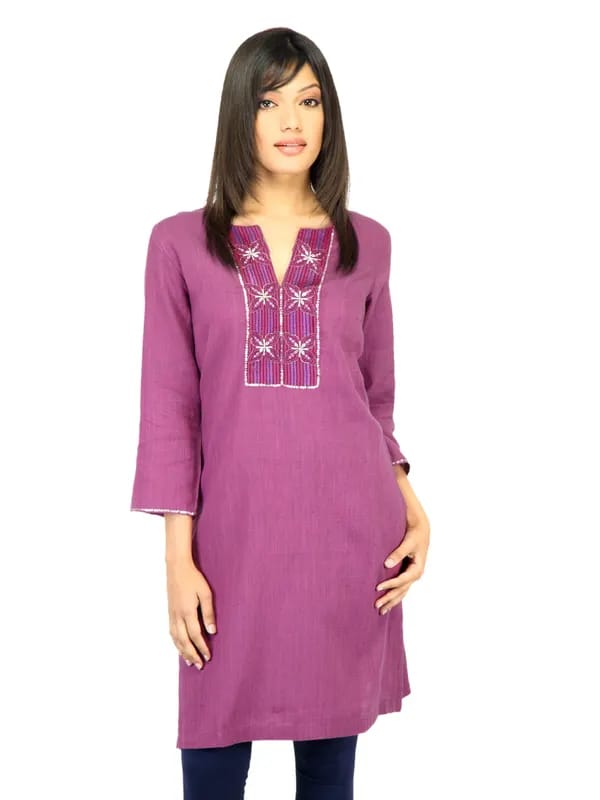 BIBA Women Thread Work Kurta
