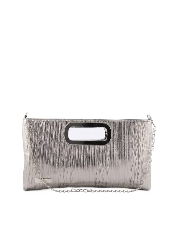 Murcia Women Casual Silver Clutches