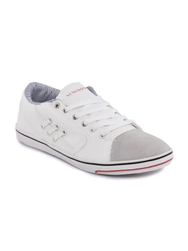 Numero Uno Men White Shoes