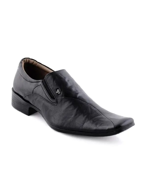 Provogue Men Black Formal Shoes