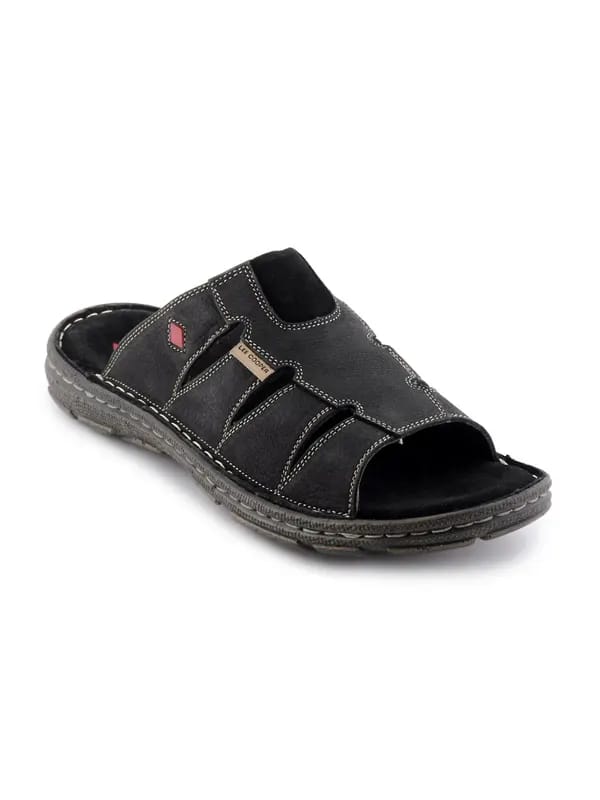Lee Cooper Men Black Casual Sandals