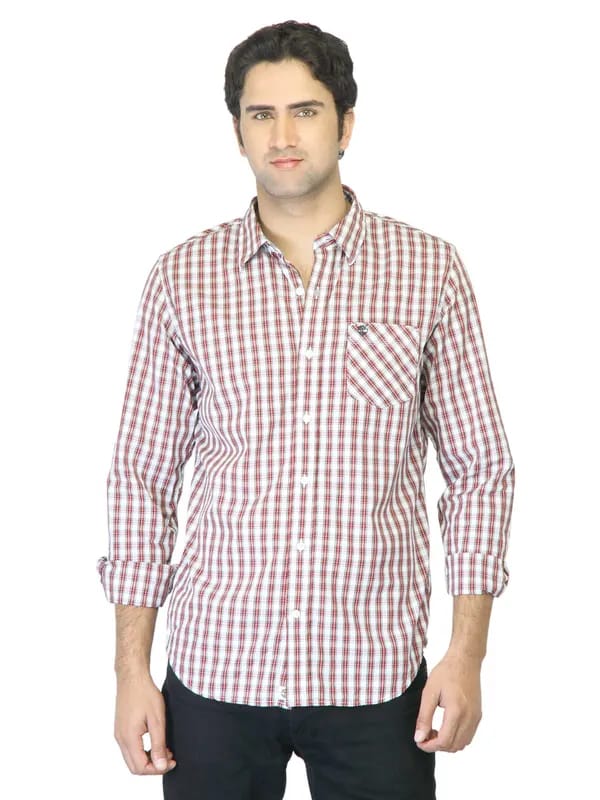 Timberland Men Red Claremont Check Shirt