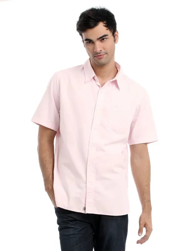 Timberland Men Pink Shirt
