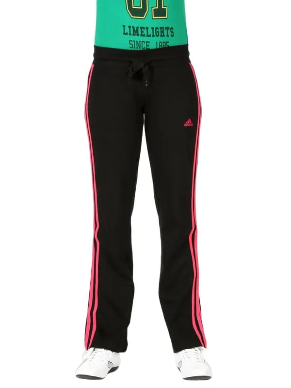 ADIDAS Women Stripe Black Track Pant