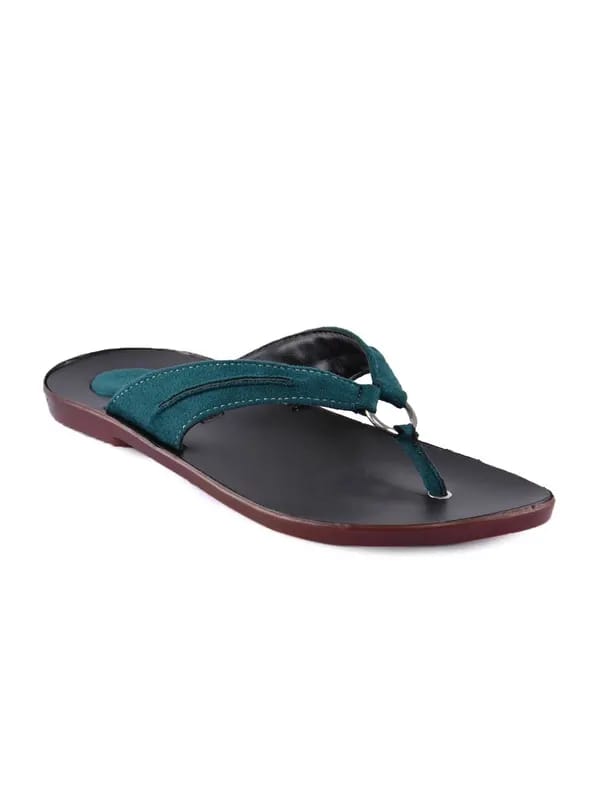 Inc. 5 Women Casual Green Flats