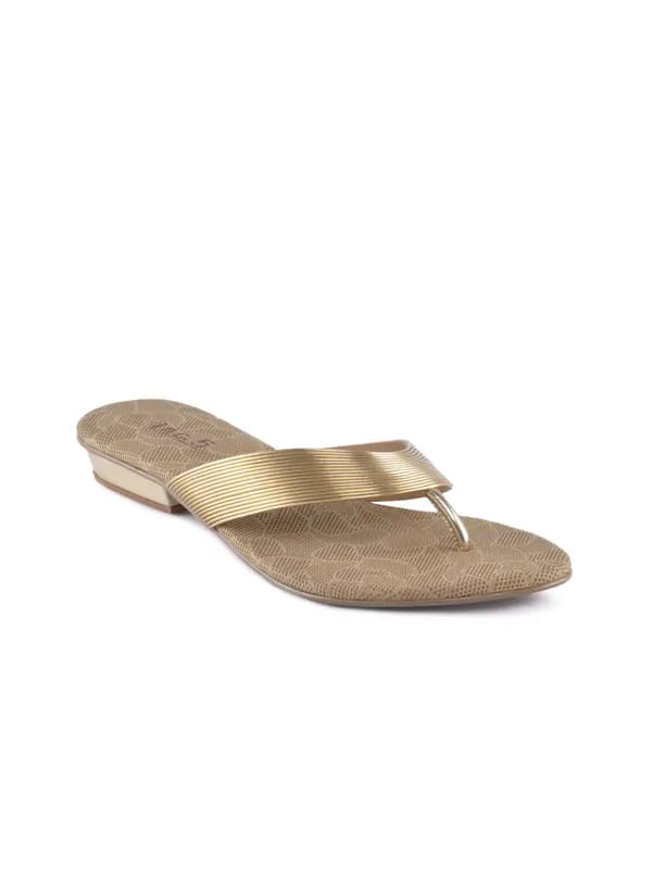 Inc. 5 Women Casual Golden Flats