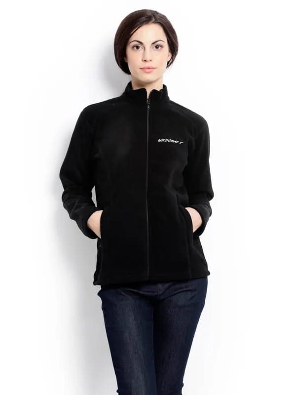 Wildcraft Women Solid Black Jacket