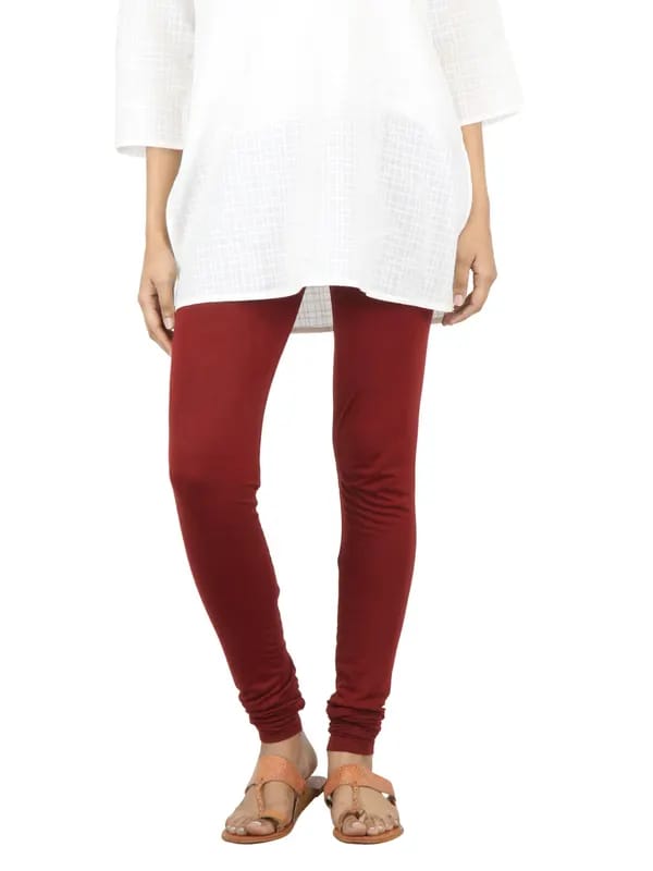 Myntra Women Maroon Leggings