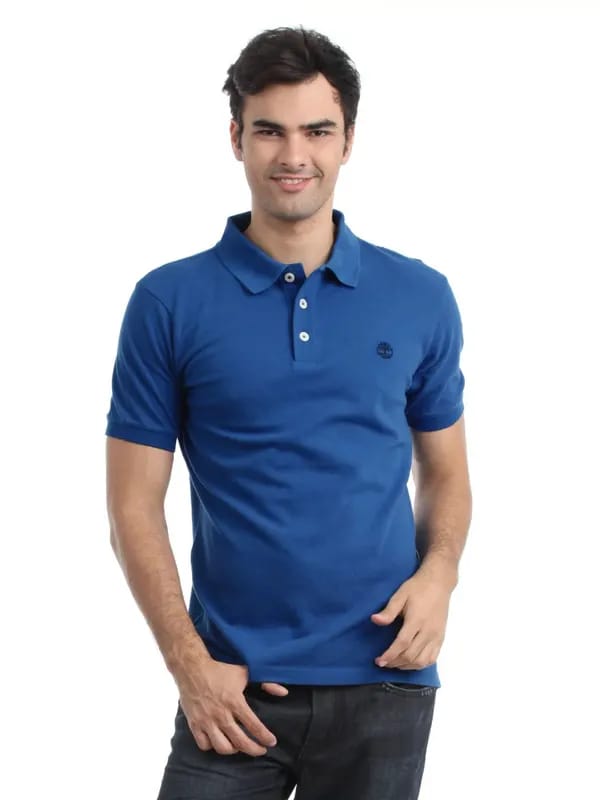 Timberland Men Blue T-shirt
