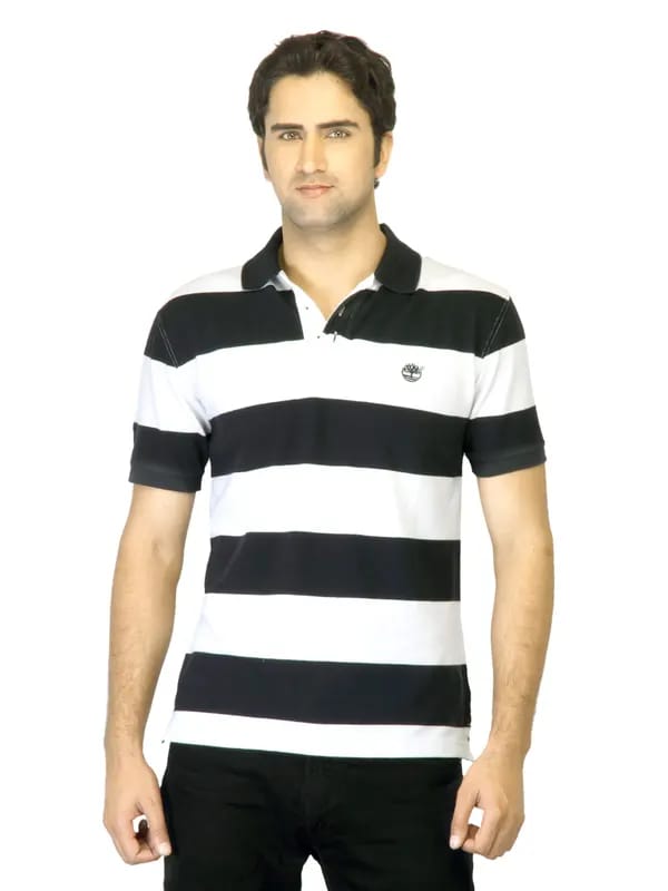 Timberland Men Navy Blue Rugby T-Shirt